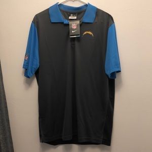 Nike NFL DRI-FIT Chargers collar shirt